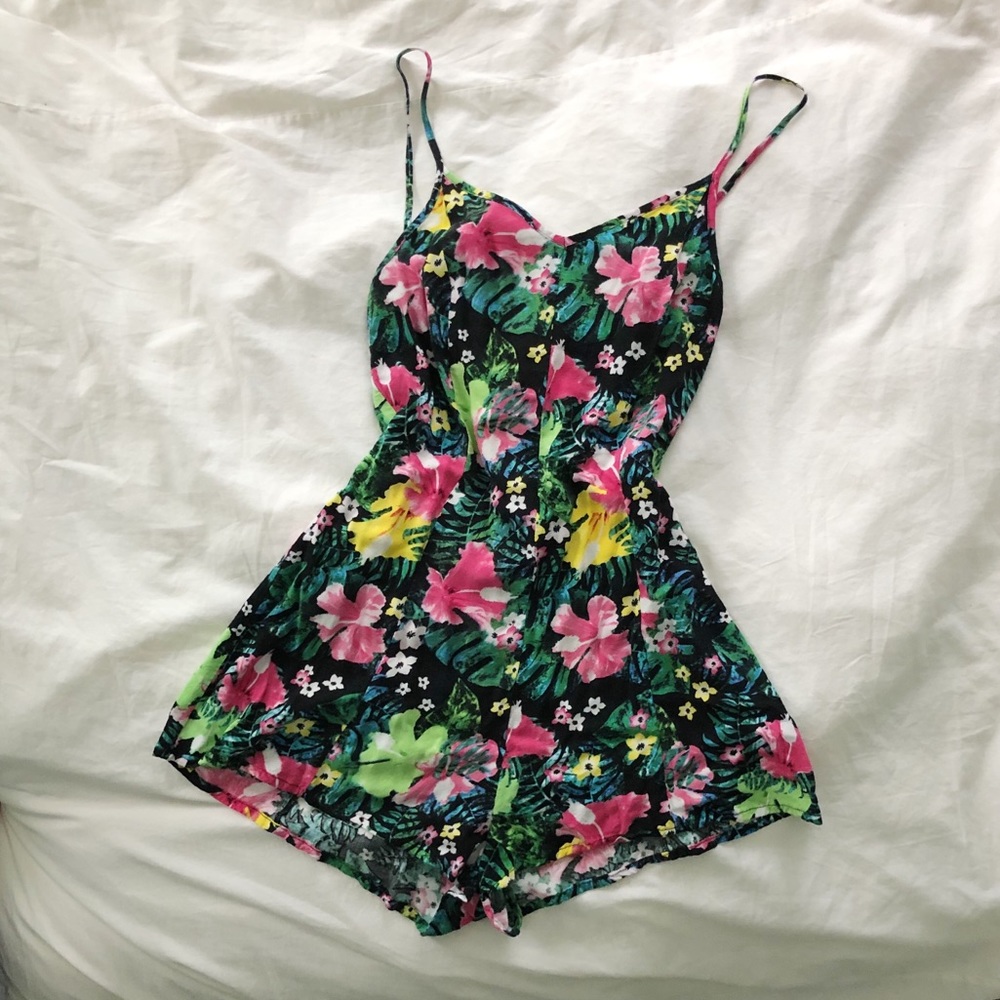 Divided by H&M Tropical Floral Print Romper